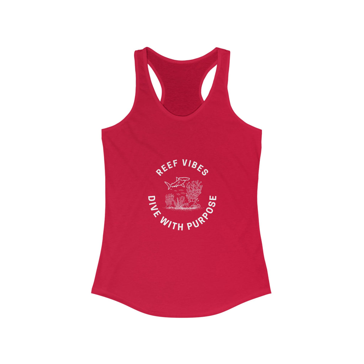 Women's Reef Dive Vibe Racerback Tank Top