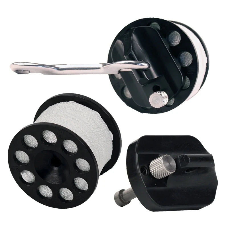 Halcyon Defender Pro Safety Spool #24 line, SS double end clip
