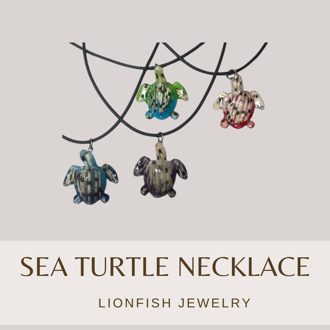 Lionfish Sea Turtle Necklace