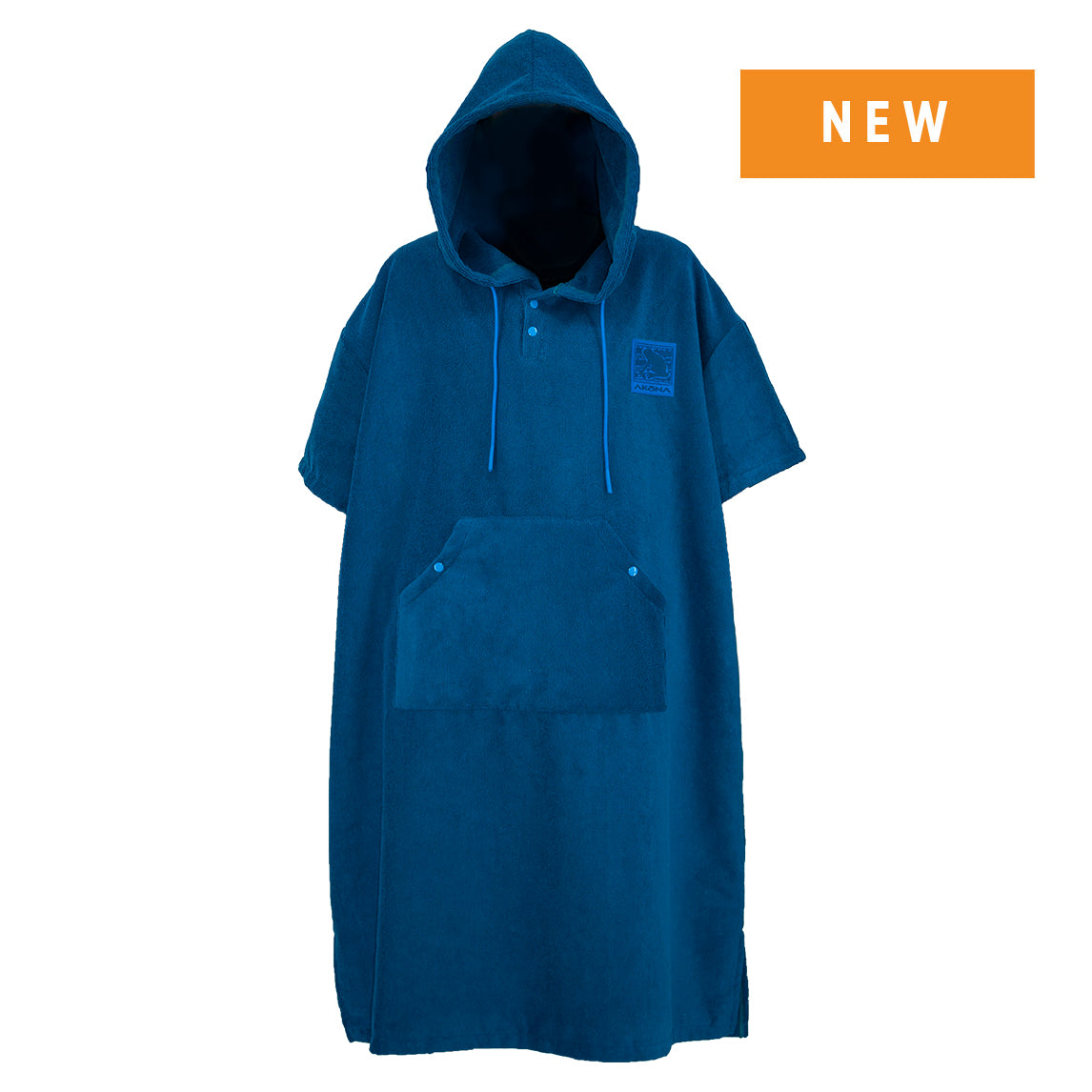 Akona Tulum Microfiber Poncho – Blue