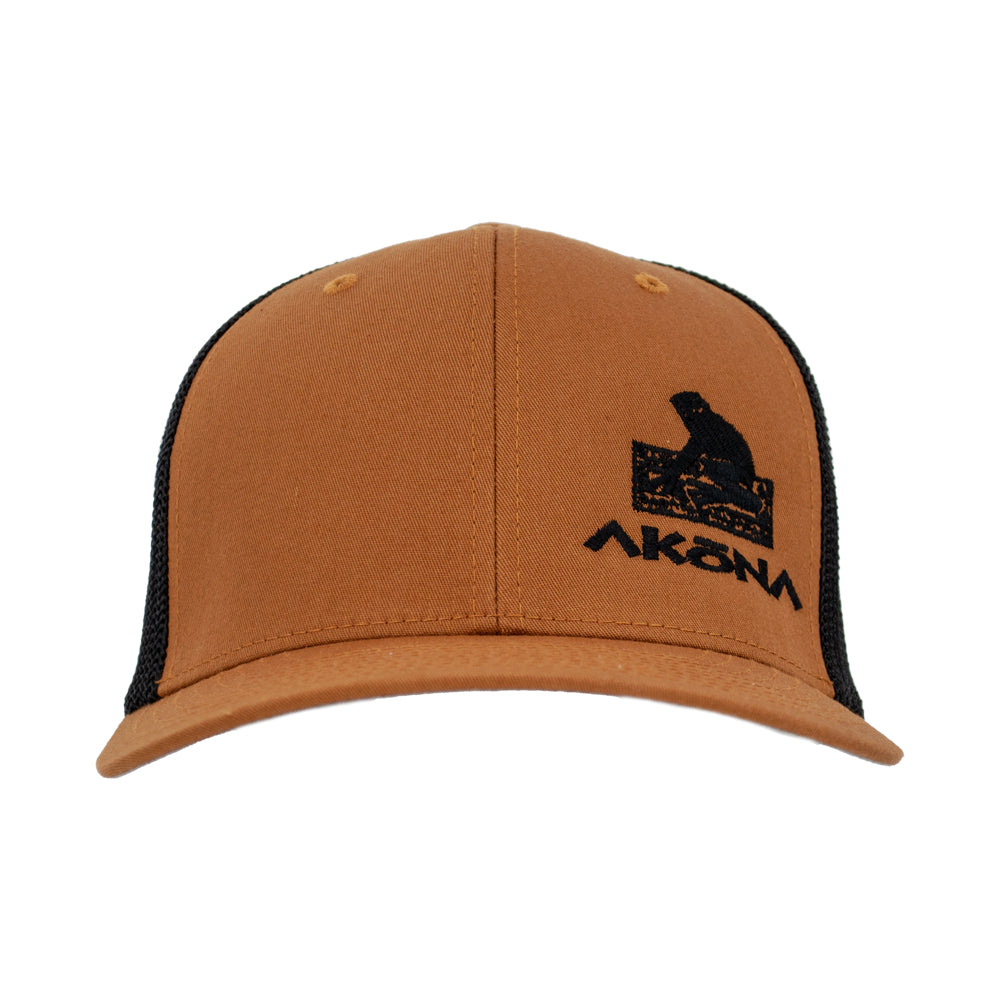 Akona Flexfit Cap – Black/Caramel