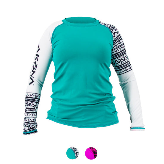 Akona Women's Long Sleeve Sun Shirt – Tiffany, LG