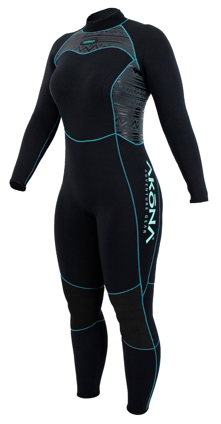 Akona 7mm Women's Quantum Stretch Back Zip Full Suit – 5/6