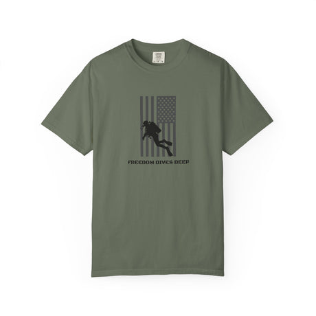 Freedom Dives Deep Gold Coast Scuba Unisex T-Shirt
