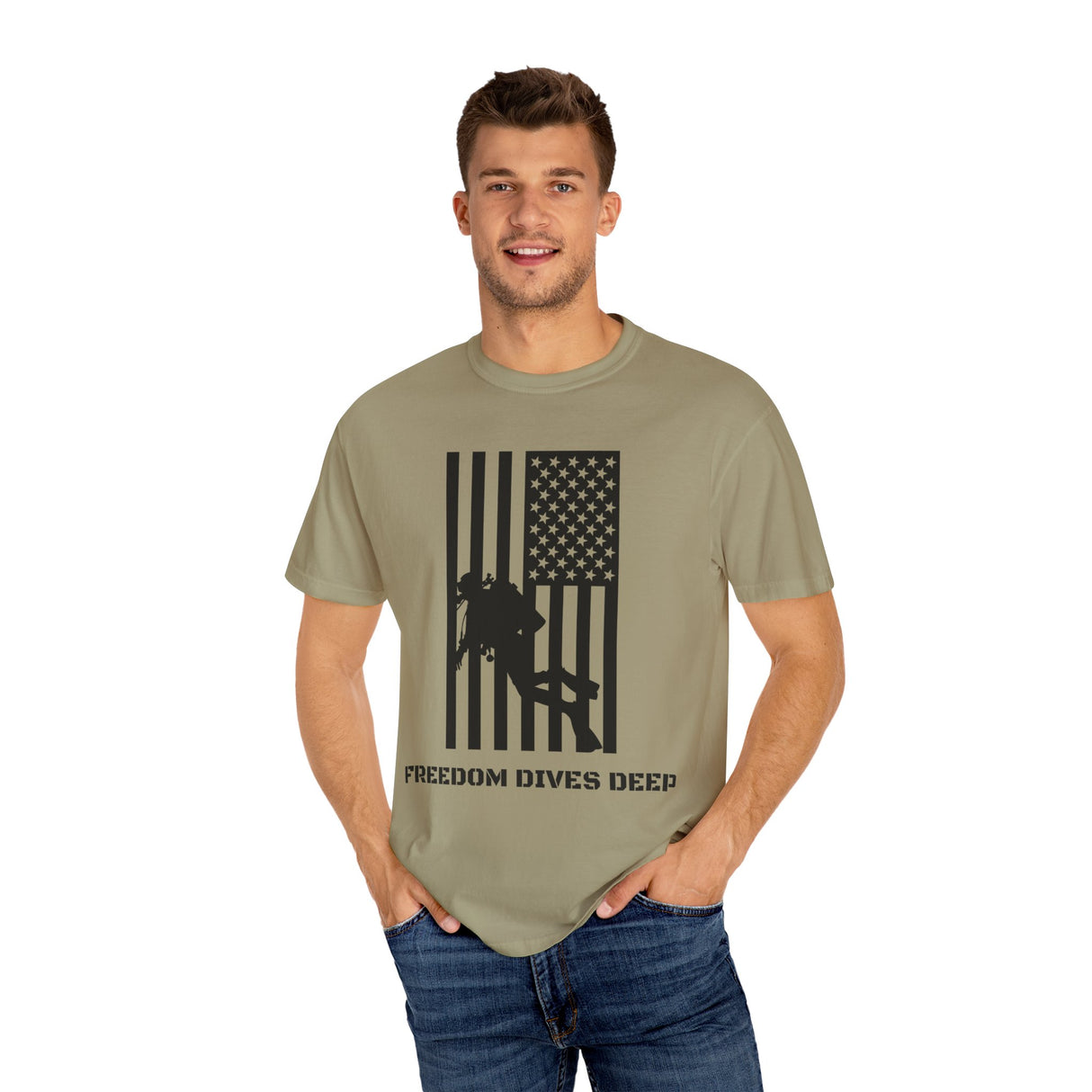 Freedom Dives Deep Gold Coast Scuba Unisex T-Shirt