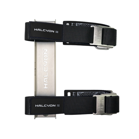 Halcyon Single Tank Adapter (STA) – Stainless Steel with Two Cylinder Straps