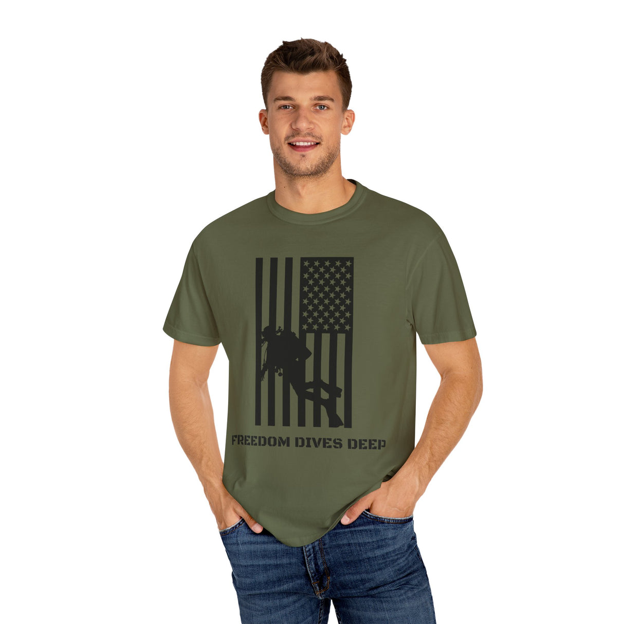 Freedom Dives Deep Gold Coast Scuba Unisex T-Shirt