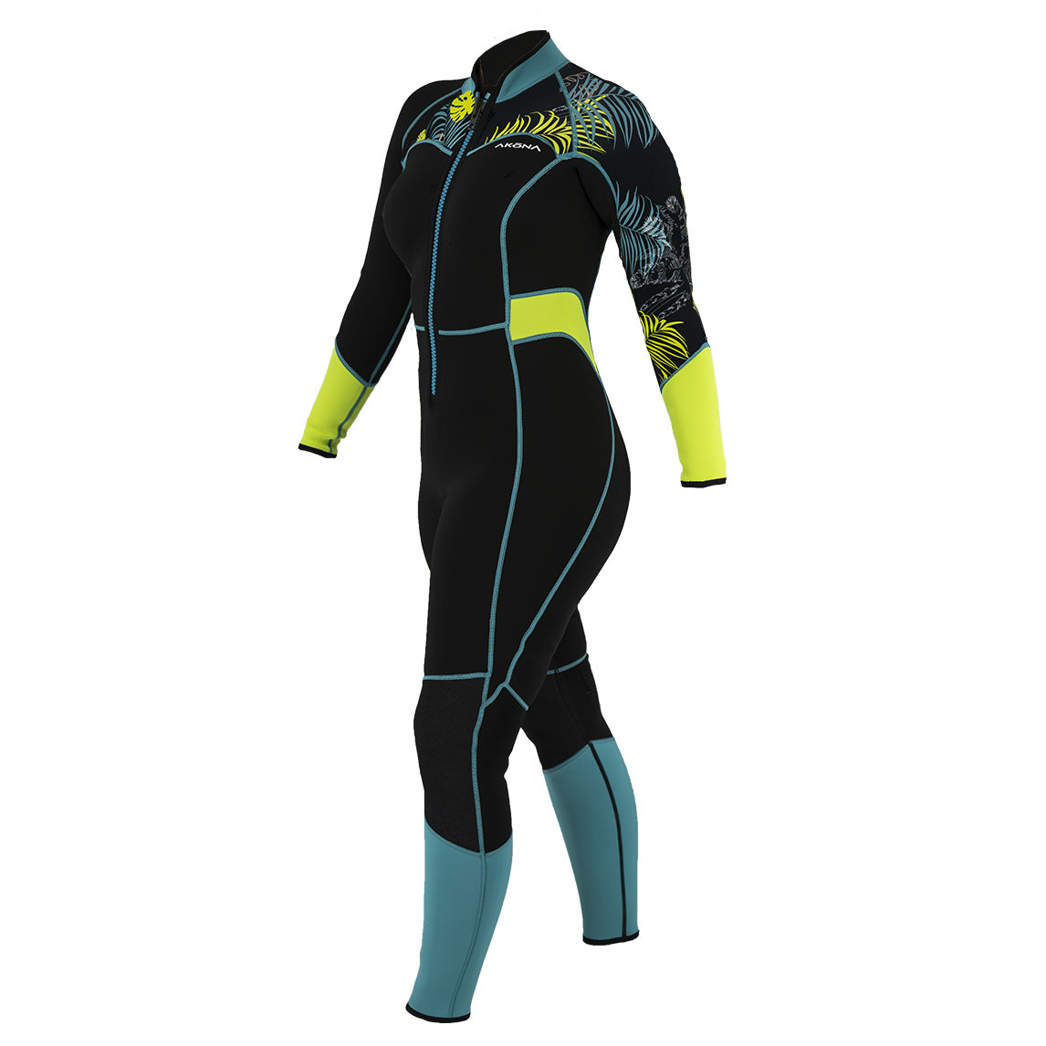 Akona 3/2mm Women's Tropic Front Zip Full Suit – 5/6