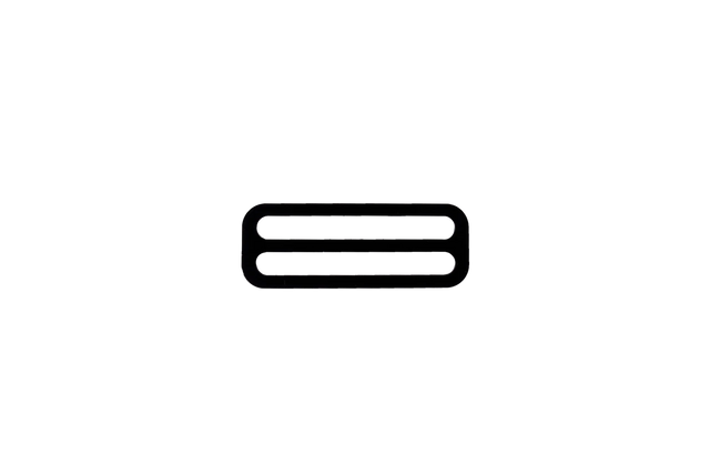 Halcyon black aluminum tri-glide