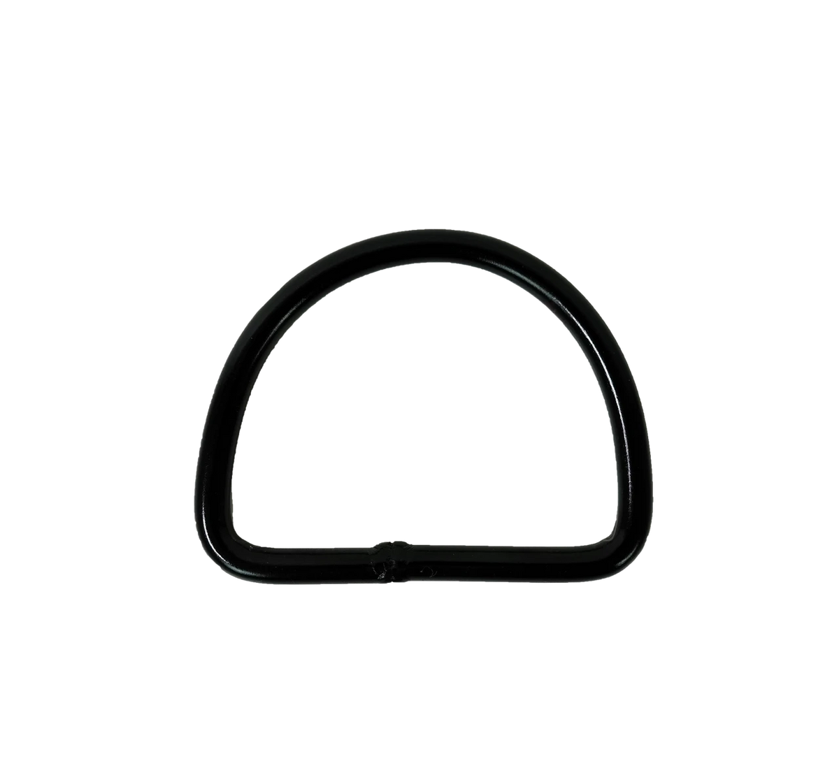 Halcyon black hard-coat aluminum D-ring