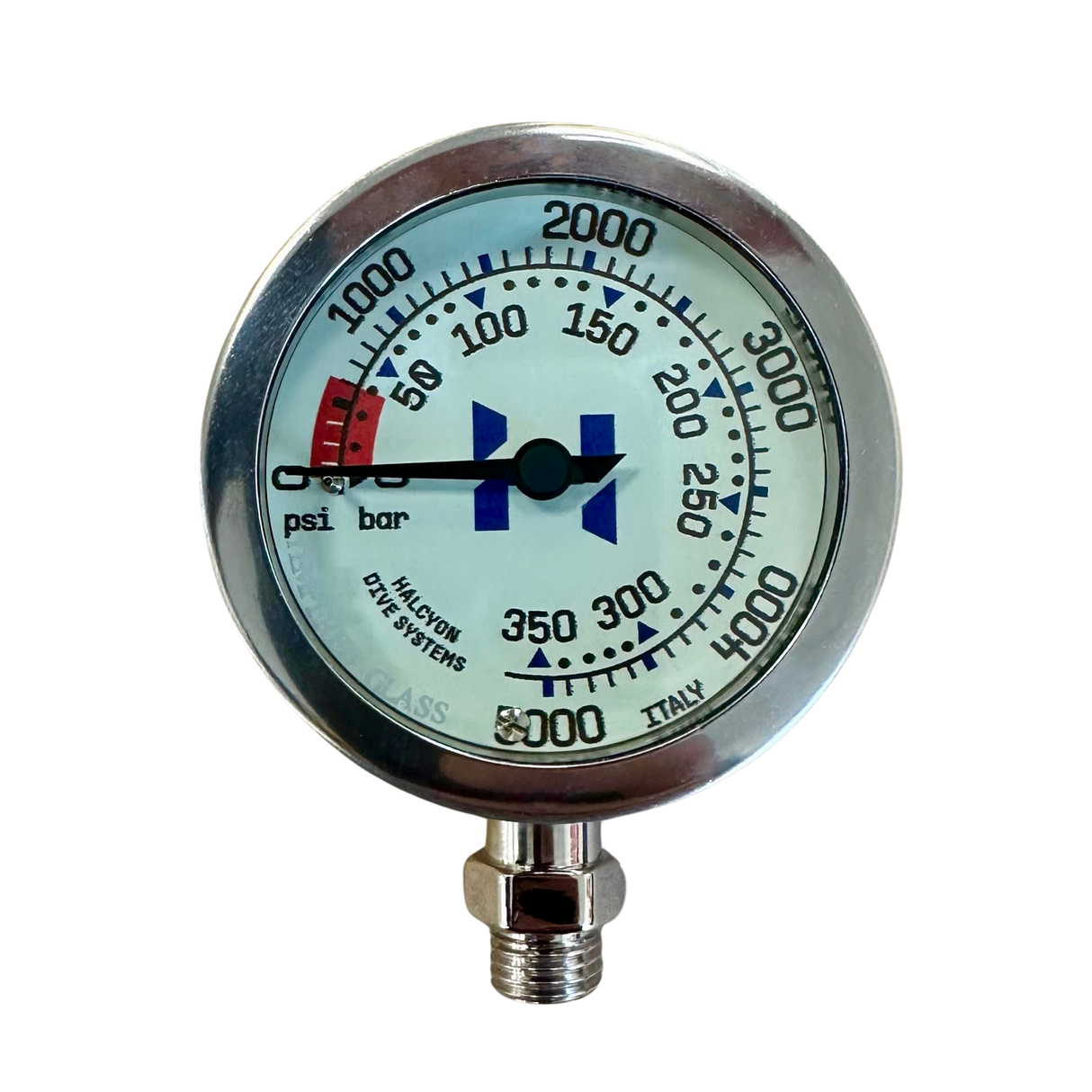 Halcyon Master Submersible pressure gauge (Dual face PSI/BAR) 63mm