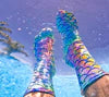 Spacefish Army Eco-friendly Psychedelic Mermaid Dive Socks