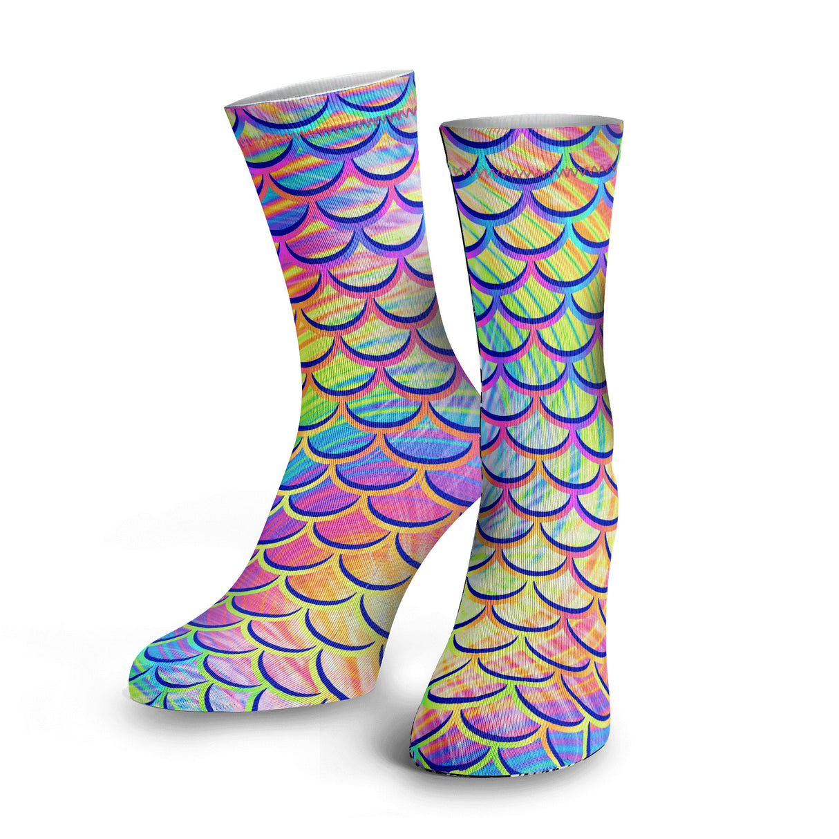 Spacefish Army Eco-friendly Psychedelic Mermaid Dive Socks