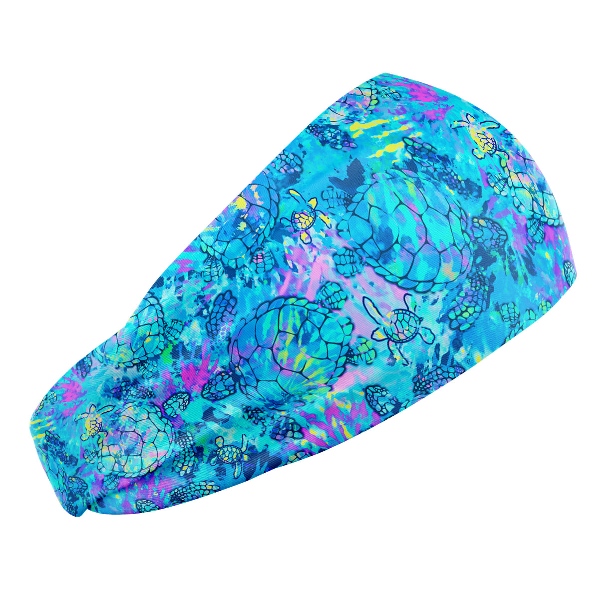 Spacefish Army Eco-friendly Turtle Tie Dye Scuba Headband