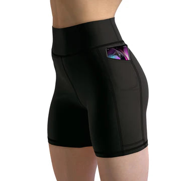 Spacefish Army Eco-friendly Night Dive Black Shorts
